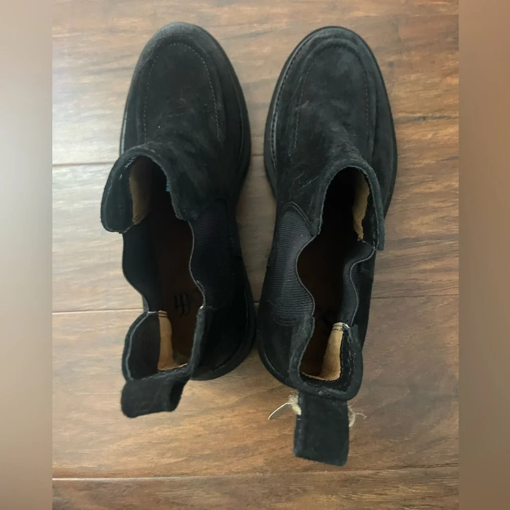 Sofft Samira Black Suede Booties-NWT Size 7.5-Chelsea style - Picture 6 of 14